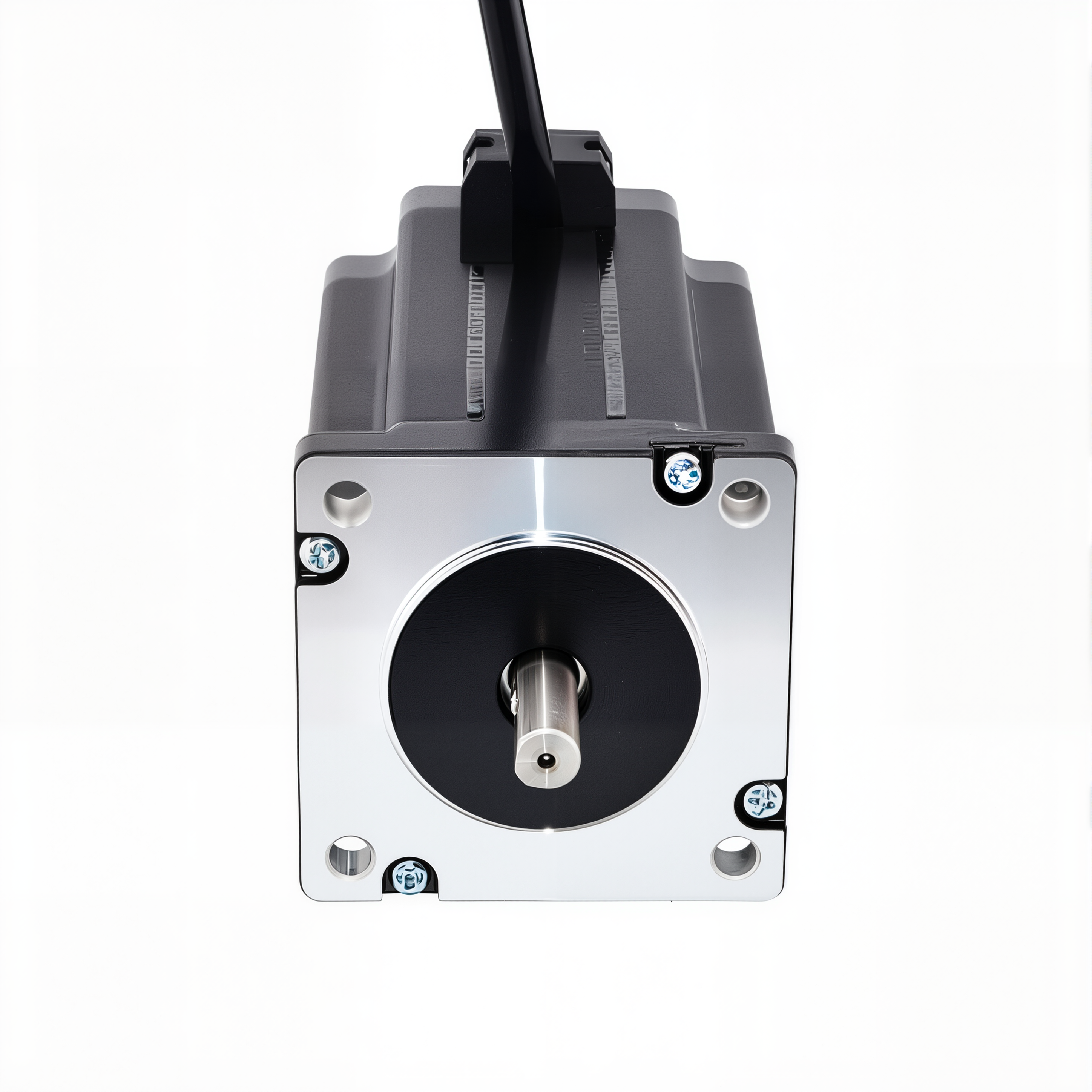 24 Dual Shaft Bipolar Stepper Motor,1.8°Step,400N·cm Torque,4.24A Current,100mm Body,4_Wire