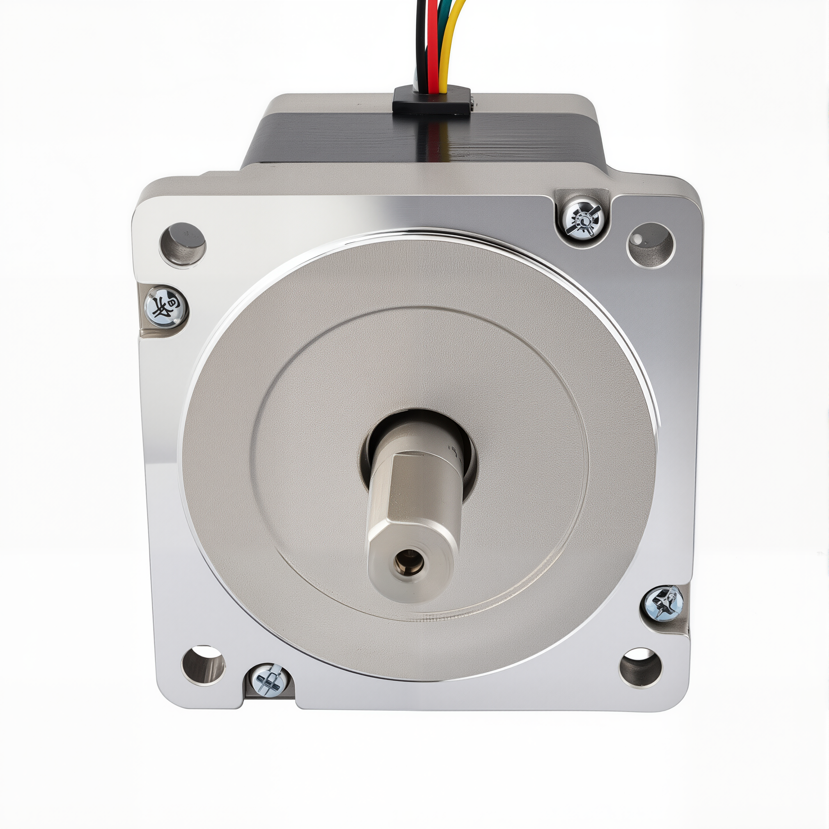 34 Dual Shaft Unipolar Stepper Motor,1.8°Step,220N·cm Torque,2A Current,66mm Body,6_Wire