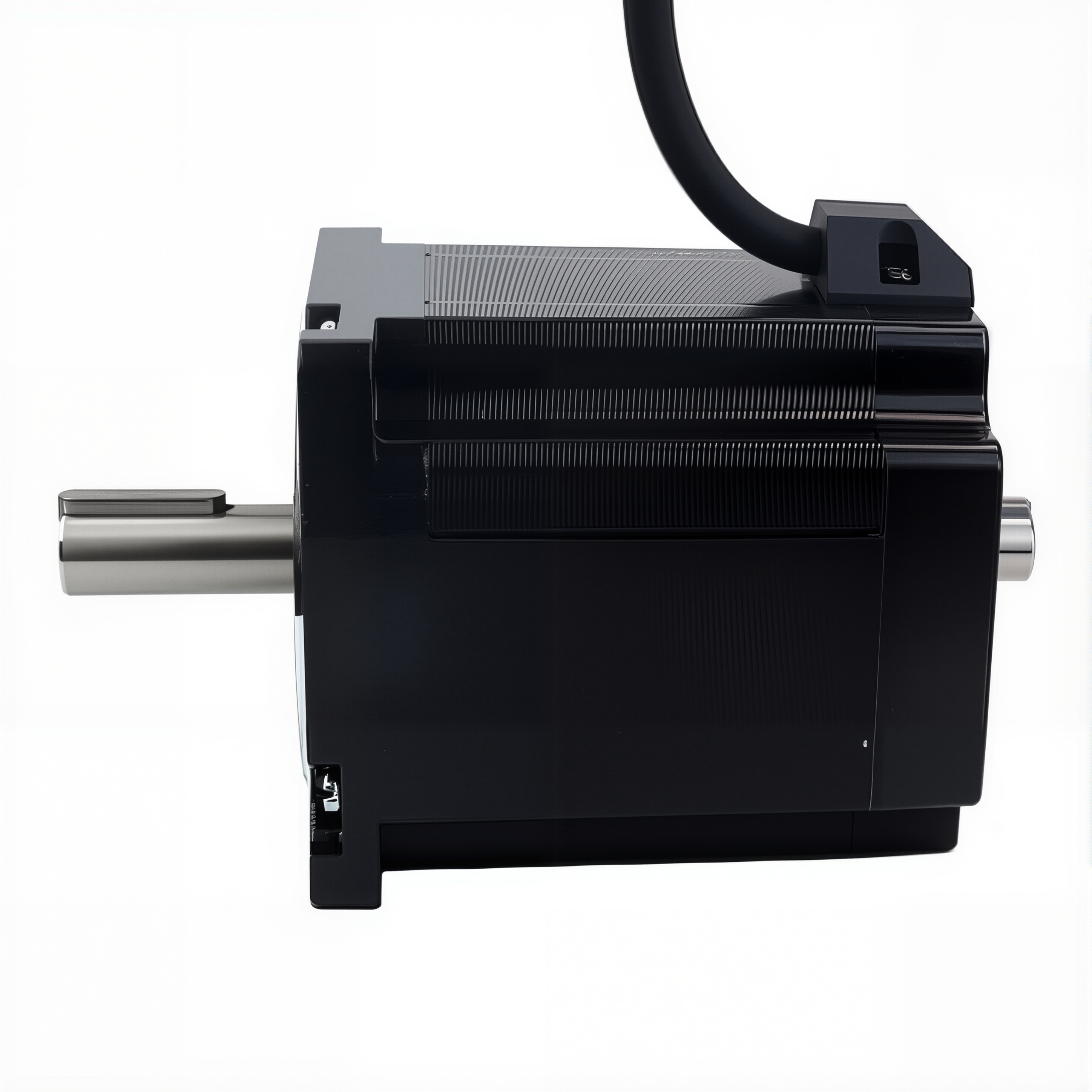 34 Dual Shaft Bipolar Stepper Motor,1.8°Step,707N·cm Torque,4.24A Current,98mm Body,4_Wire