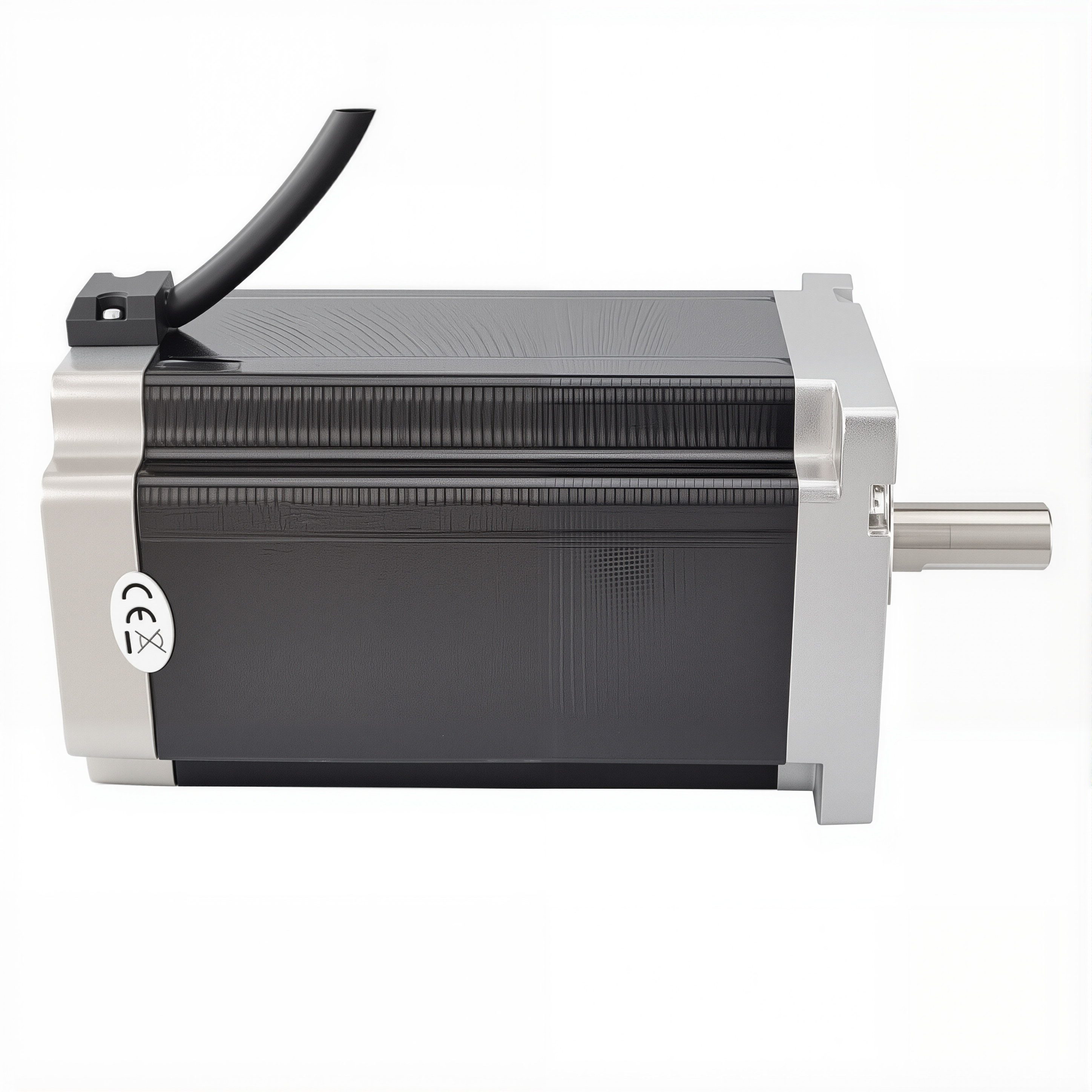 34 Single Shaft Bipolar Stepper Motor,1.8°Step,1300N·cm Torque,5A Current,151.5mm Body,4_Wire