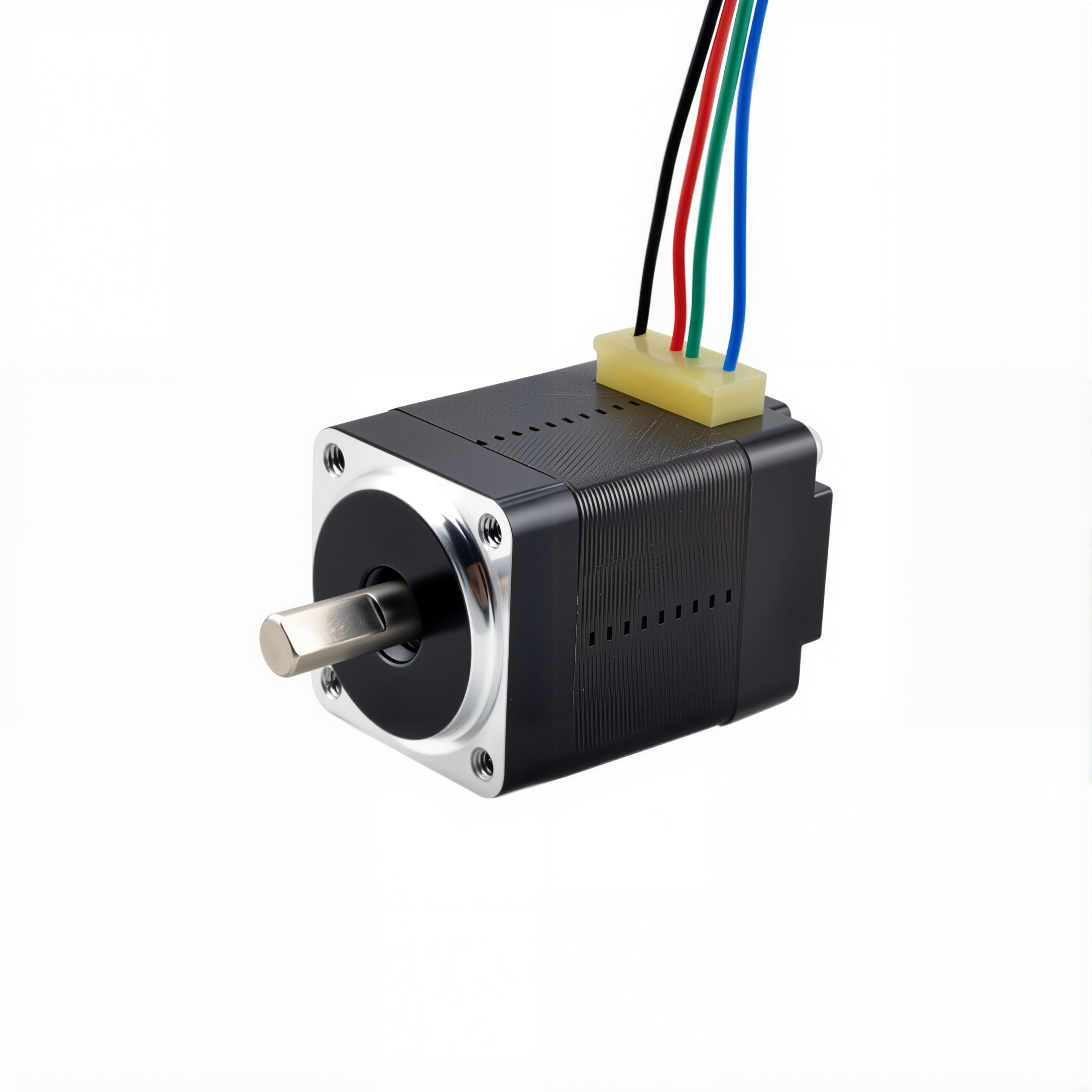 8 Single Shaft Bipolar Stepper Motor,1.8°Step,1.8N·cm Torque,0.6A Current,33mm Body,4_Wire