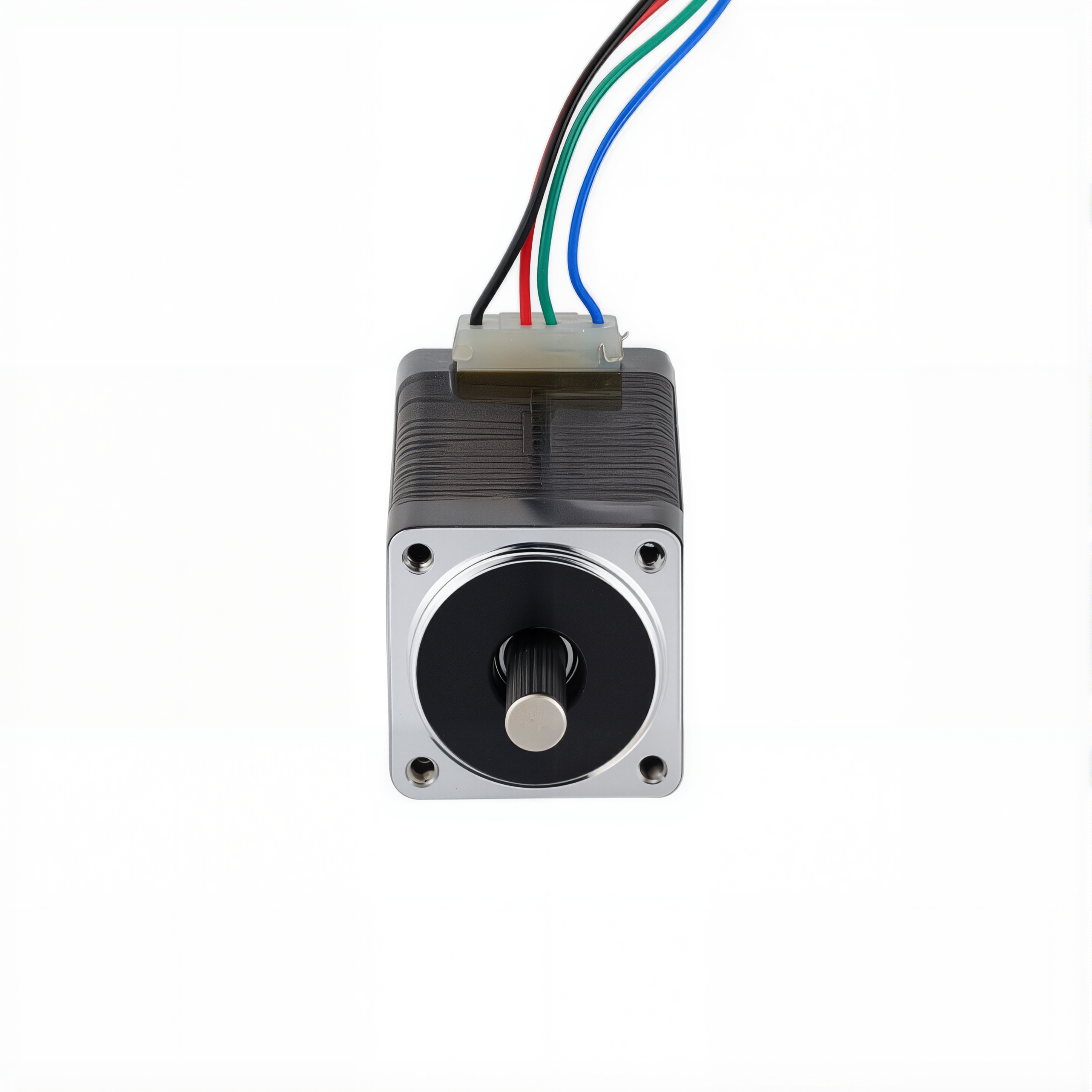 8 Dual Shaft Bipolar Stepper Motor,1.8°Step,4N·cm Torque,0.6A Current,38mm Body,4_Wire